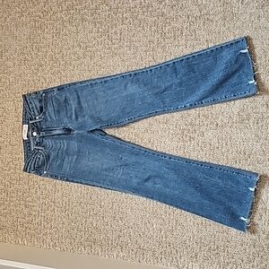 Just Black ankle flare jeans